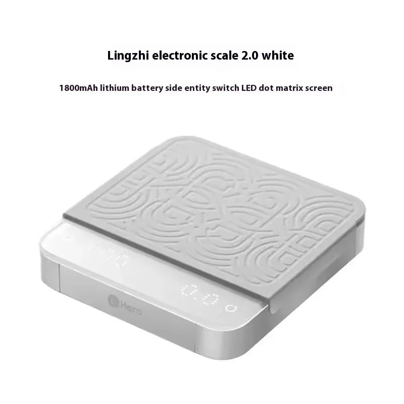 IN Stock HERO Coffee Electronic Scales 3.0 Pour Coffee Electronic Drip Coffees Scale with Timer 2kg/0.1g LED Smart Kitchen Scale