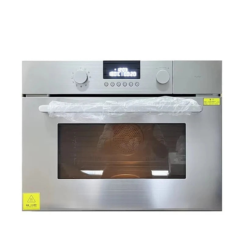 Household Kitchen Pizza Baking Electric Built-in Oven 56L Built-in Microwave Oven Main Kitchen Appliances Stainless Steel