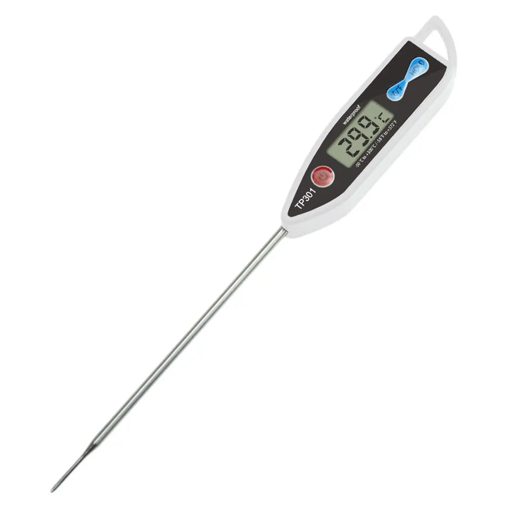 Instant Read Meat Thermometer - Fast & Accurate Digital Food Probe for Cooking, Baking, and BBQ