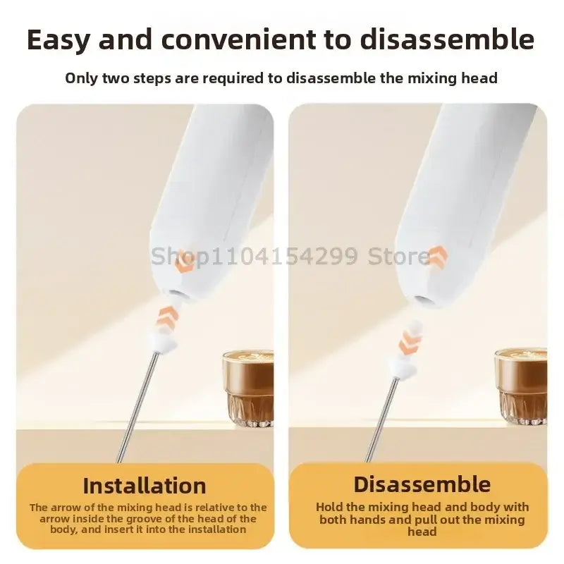 Handheld Wireless Electric Blender- Mini Coffee Maker With USB