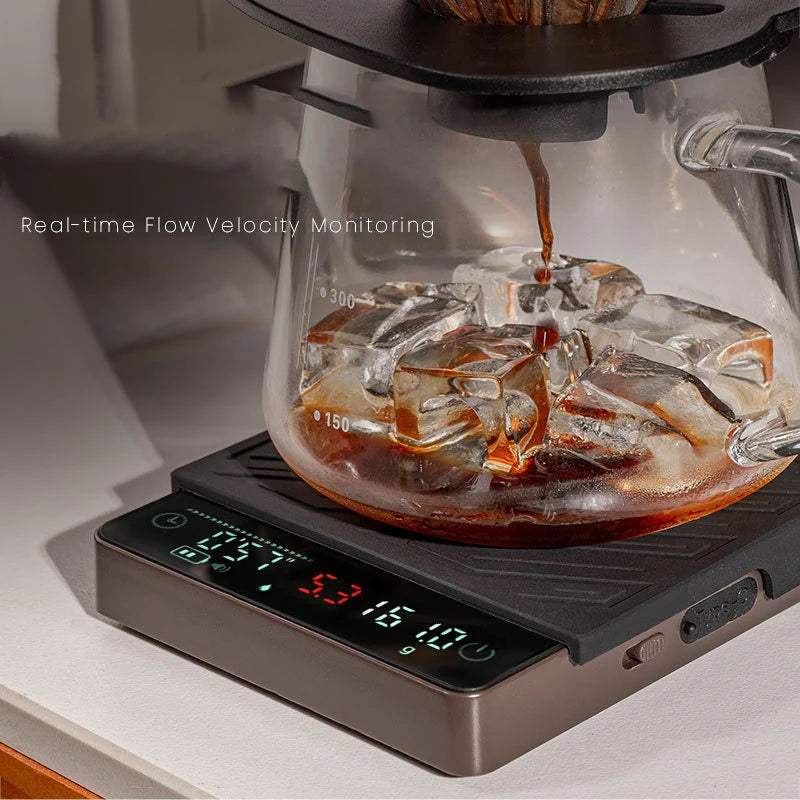 Rechargeable High Precision Coffee Scale for Espresso Outdoor & Kitchen Use