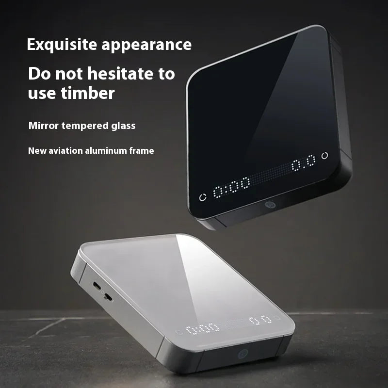 IN Stock HERO Coffee Electronic Scales 3.0 Pour Coffee Electronic Drip Coffees Scale with Timer 2kg/0.1g LED Smart Kitchen Scale