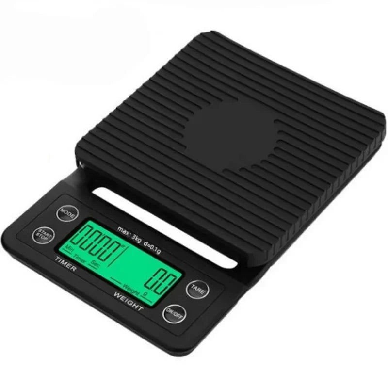 Cross-border, electronic  Coffee scale 5kg with timing, household baked goods scale Smart hand-brewed coffee Kitchen scale