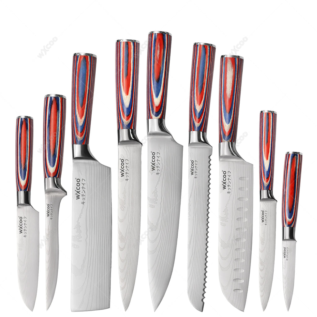 Japanese Santoku Stainless steel Knives 5Cr15MOV