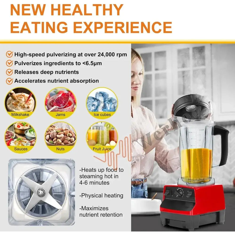 64oz Replacement Pitcher for Vitamix 5200 & 6300 Blenders - Leak-Proof