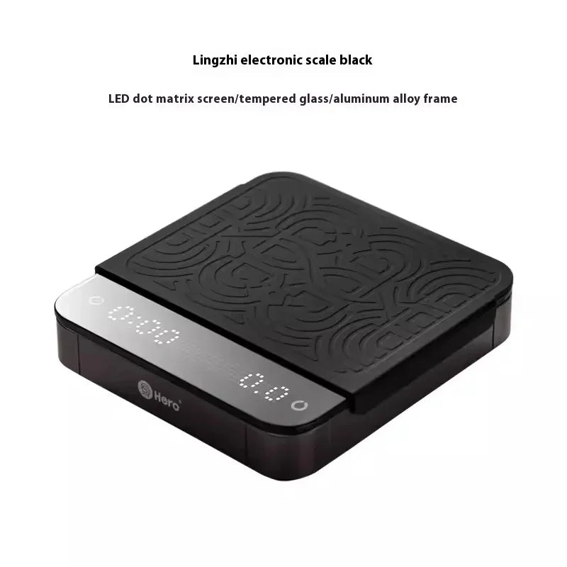 IN Stock HERO Coffee Electronic Scales 3.0 Pour Coffee Electronic Drip Coffees Scale with Timer 2kg/0.1g LED Smart Kitchen Scale