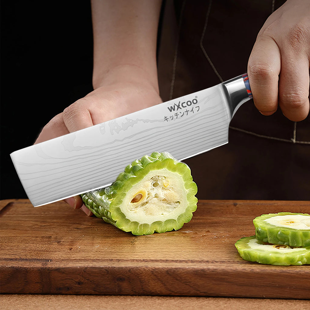 Japanese Santoku Stainless steel Knives 5Cr15MOV