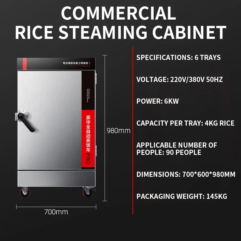 Fully Automatic Commercial Rice Cooker and Food Warmer