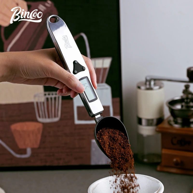High-Precision 0.1g Kitchen Scale for Coffee Brewing & Baking | 500g Capacity Digital Food Scale with LCD Spoon Display