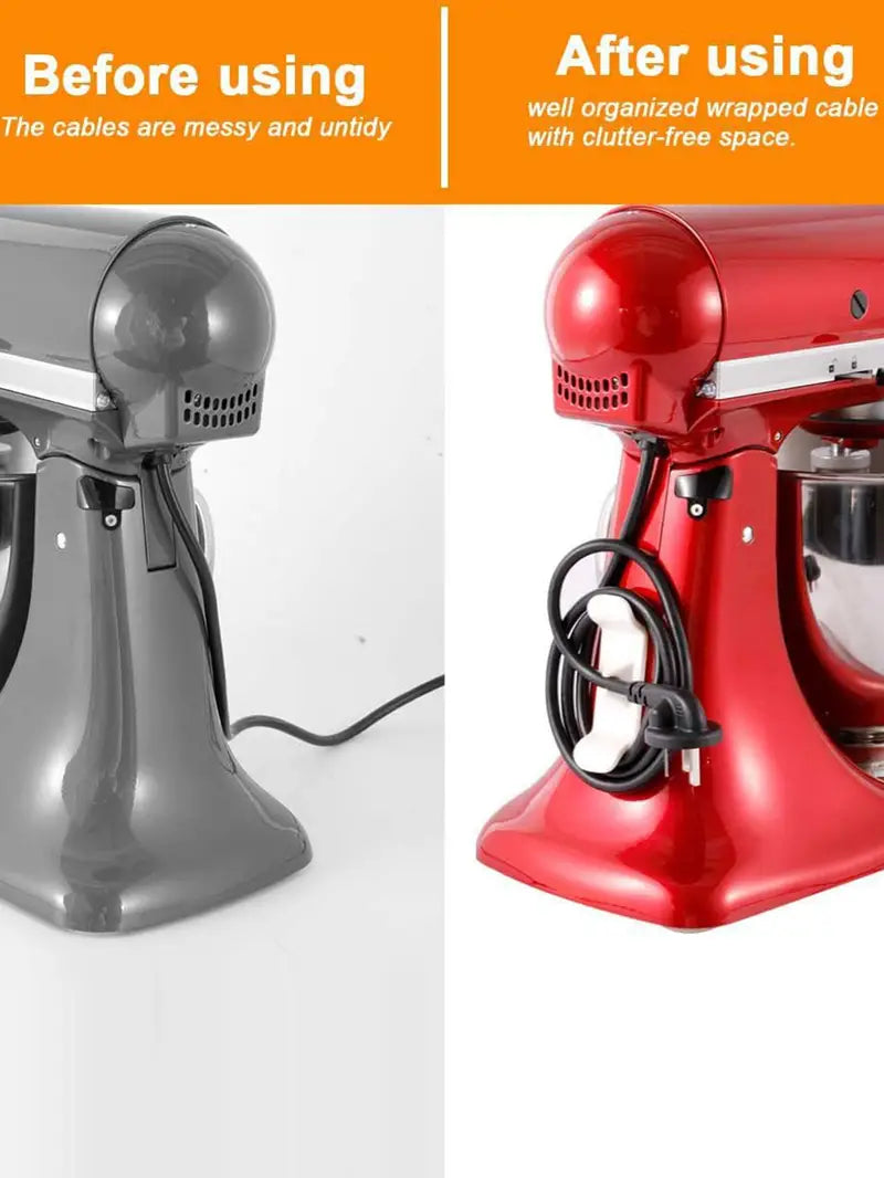 2pcs Adhesive Cord Organizer for Small Appliances