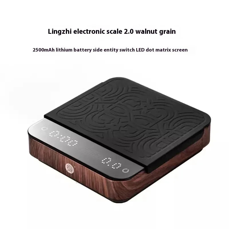 IN Stock HERO Coffee Electronic Scales 3.0 Pour Coffee Electronic Drip Coffees Scale with Timer 2kg/0.1g LED Smart Kitchen Scale