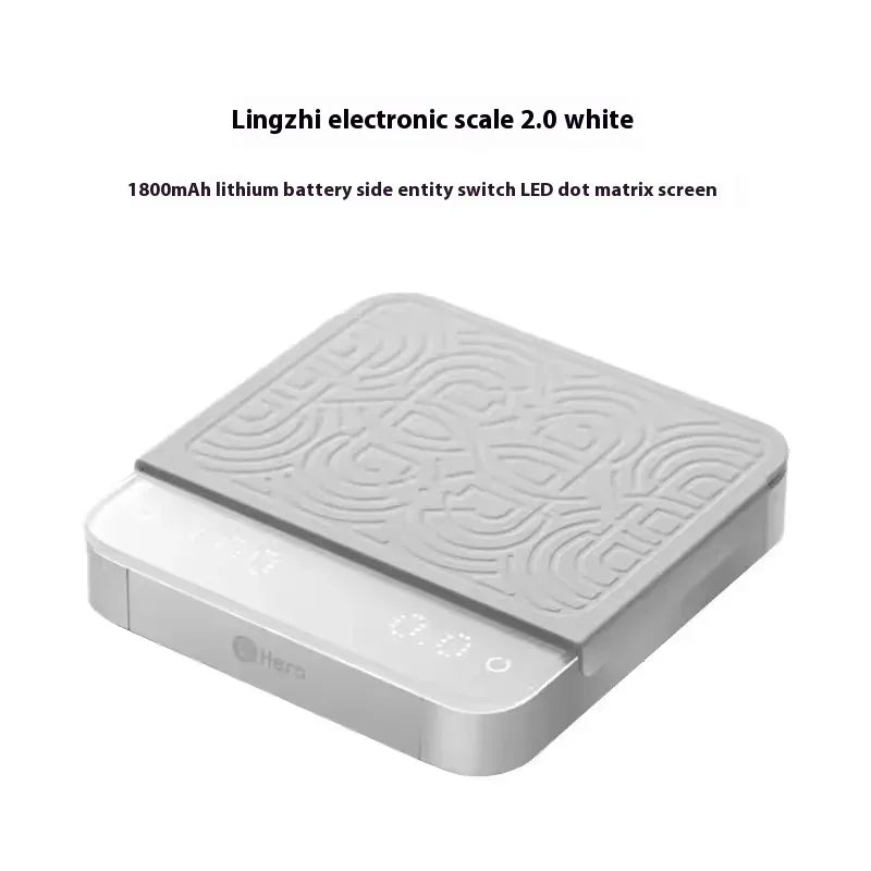 IN Stock HERO Coffee Electronic Scales 3.0 Pour Coffee Electronic Drip Coffees Scale with Timer 2kg/0.1g LED Smart Kitchen Scale