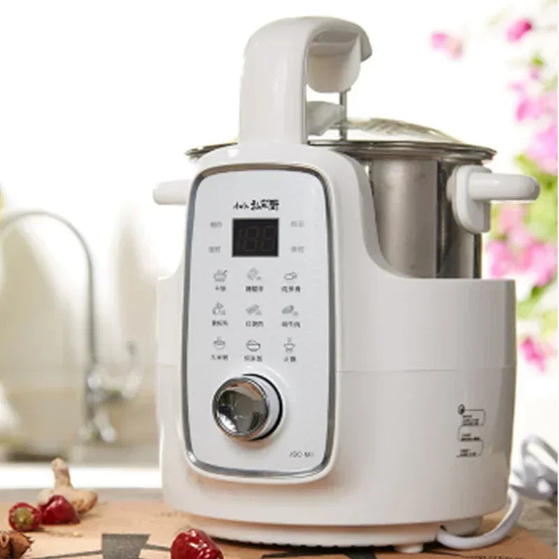 Desktop 220v Cooking Machine Automatic Cooking Smart Lazy Mini Electric Frying Pan Private Kitchen M1 Electric Heating Noodle A