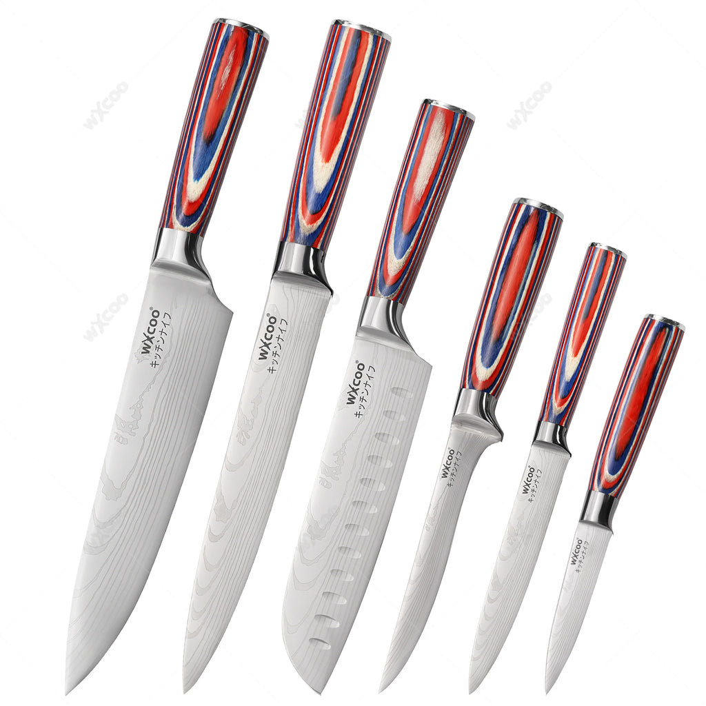 Japanese Santoku Stainless steel Knives 5Cr15MOV