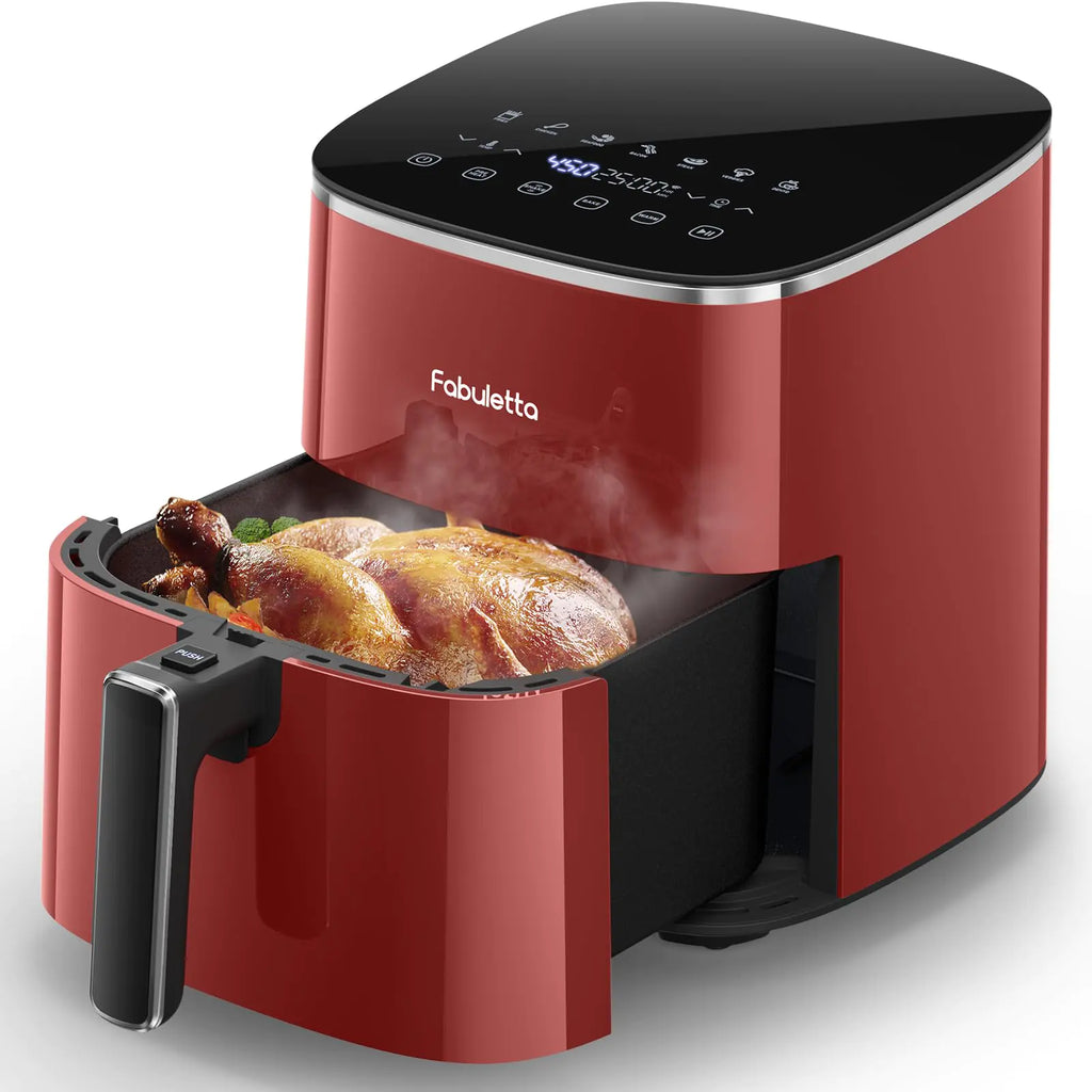 FABULETTA 6QT 11-in-1 Air Fryer with Nonstick Basket & Shake Reminder