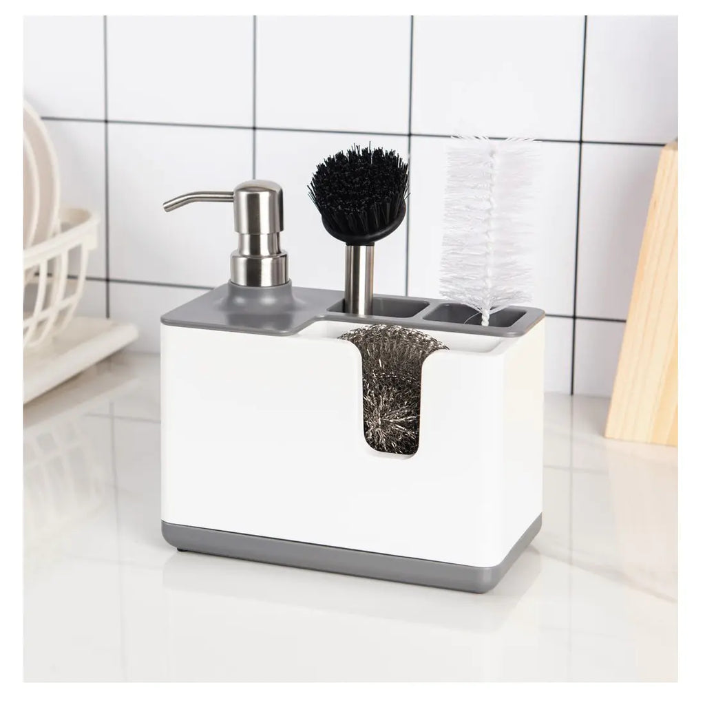 Kitchen Utensils Storage and Soap Dispenser