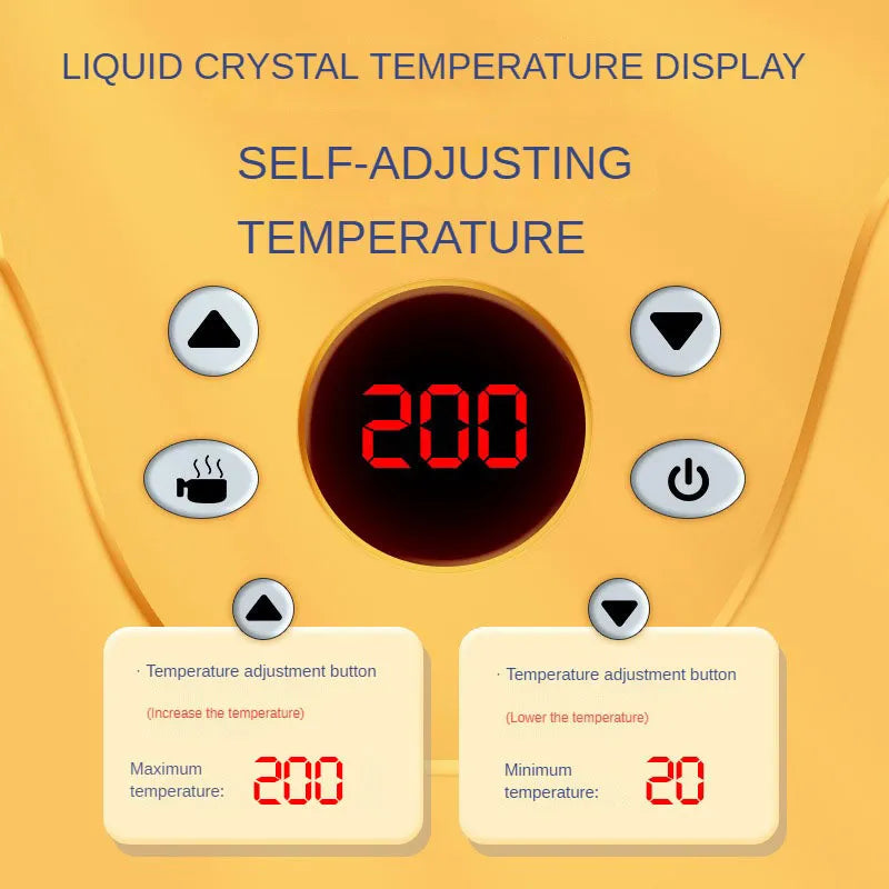 Air Fryer Simulation Kitchenware Kitchen Food Color Changeable Play House